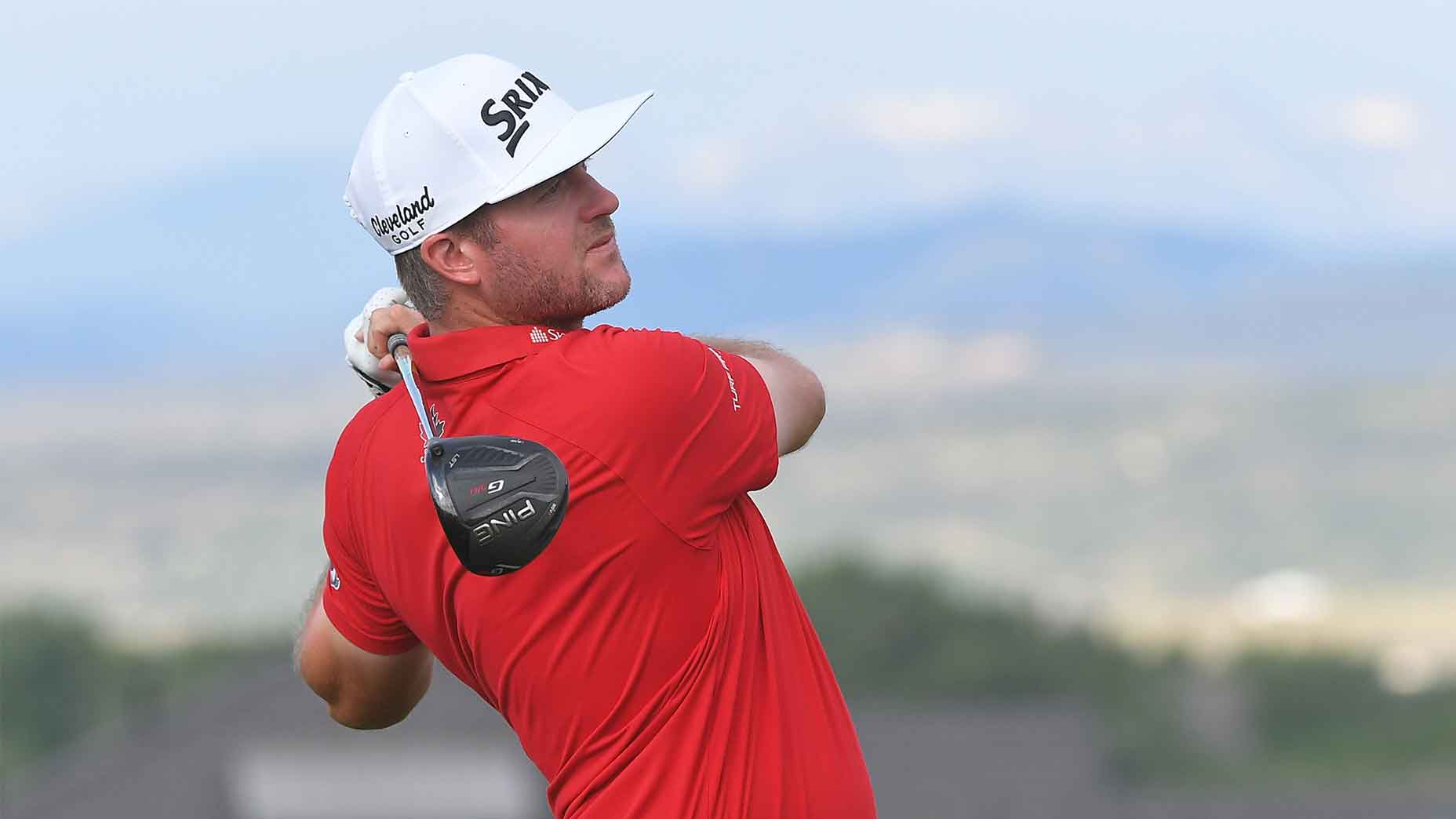 taylor pendrith swings driver bermuda