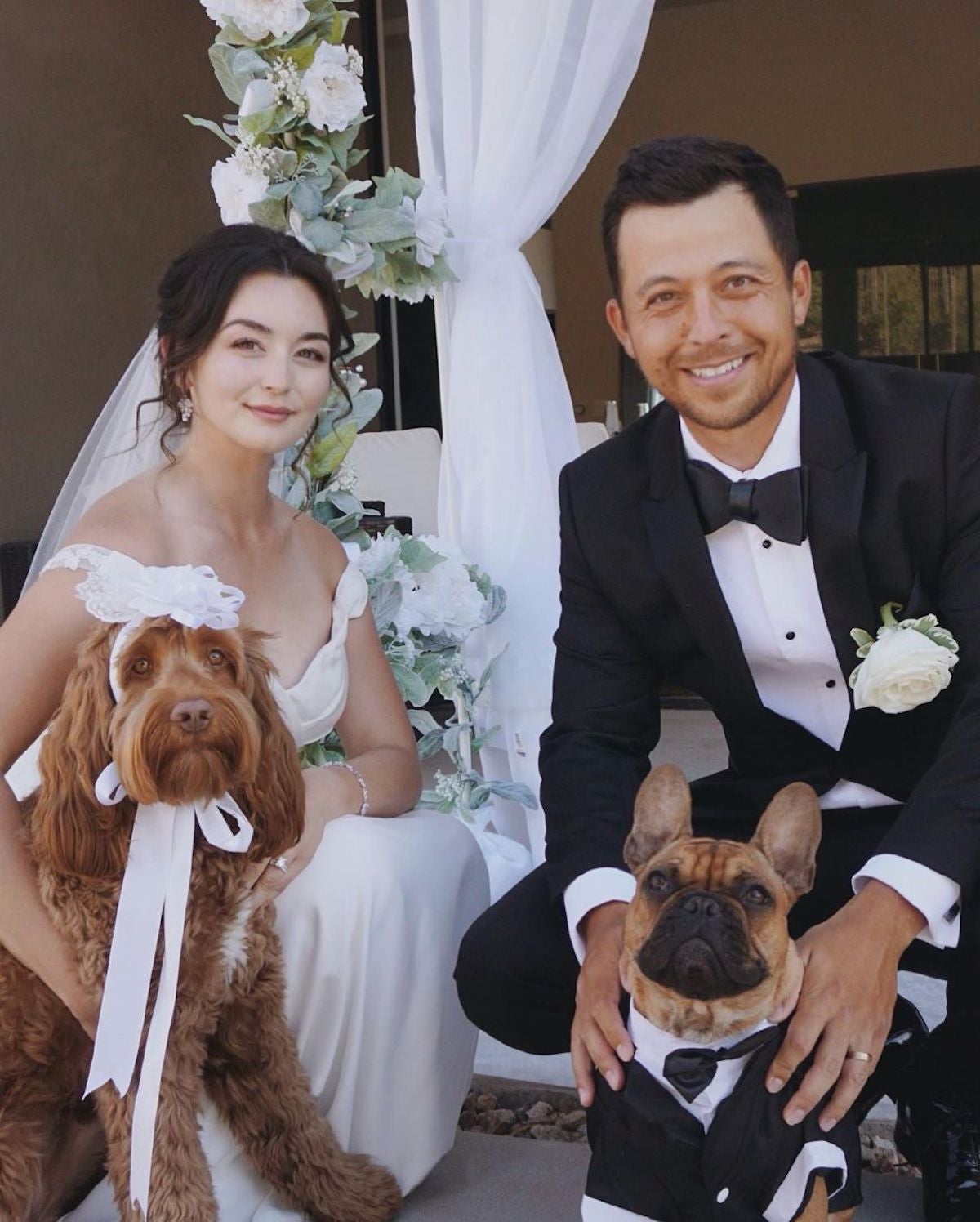 Xander Schauffele and his wife Maya