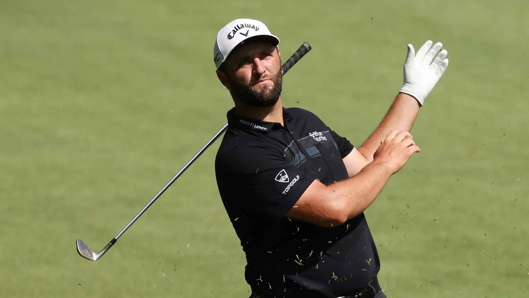 jon rahm hits shank