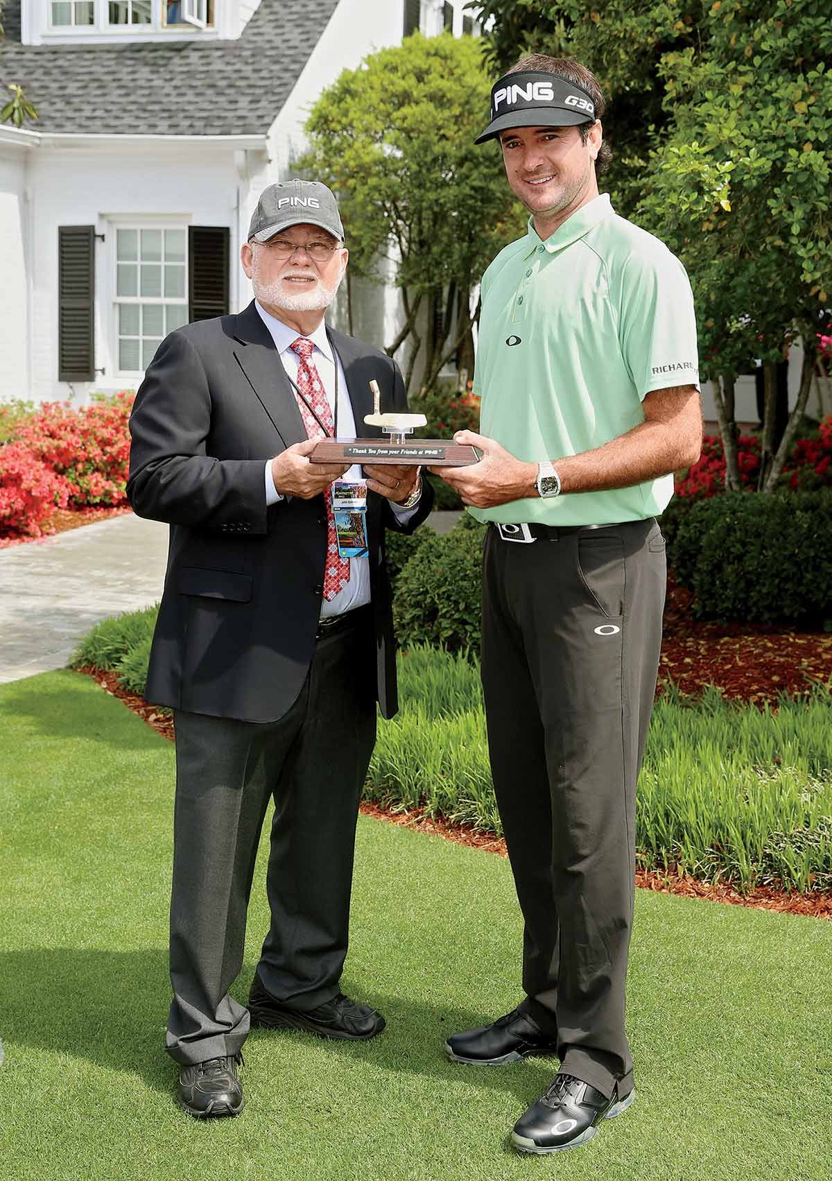 John A. with Ping lifer Bubba Watson.