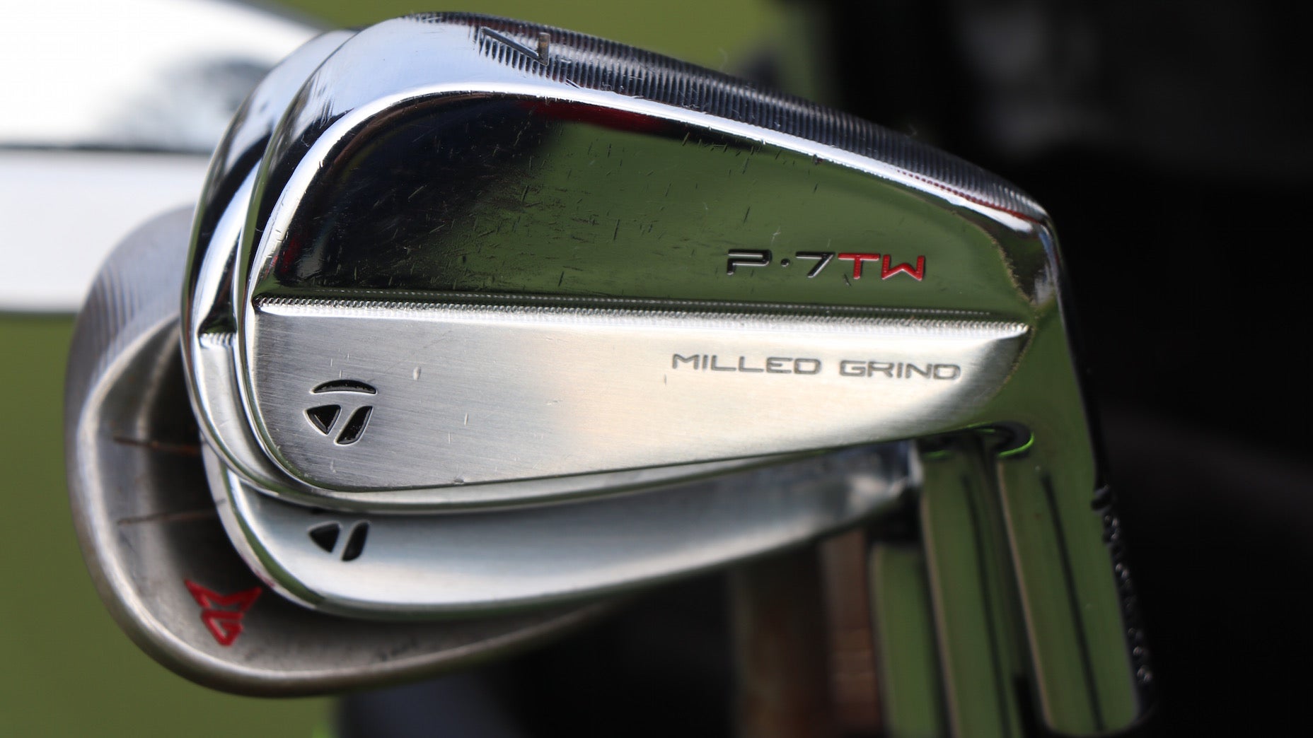 Tiger Woods PGA Tour TaylorMade irons.