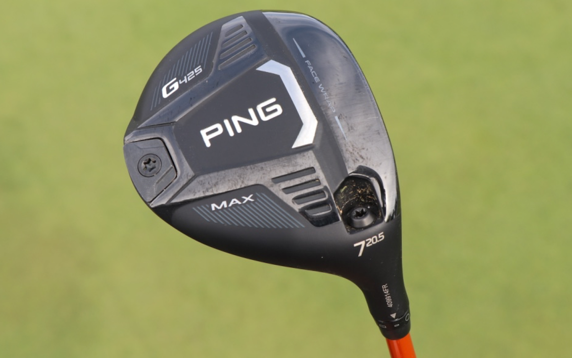 Viktor Hovland's Ping 7-wood.