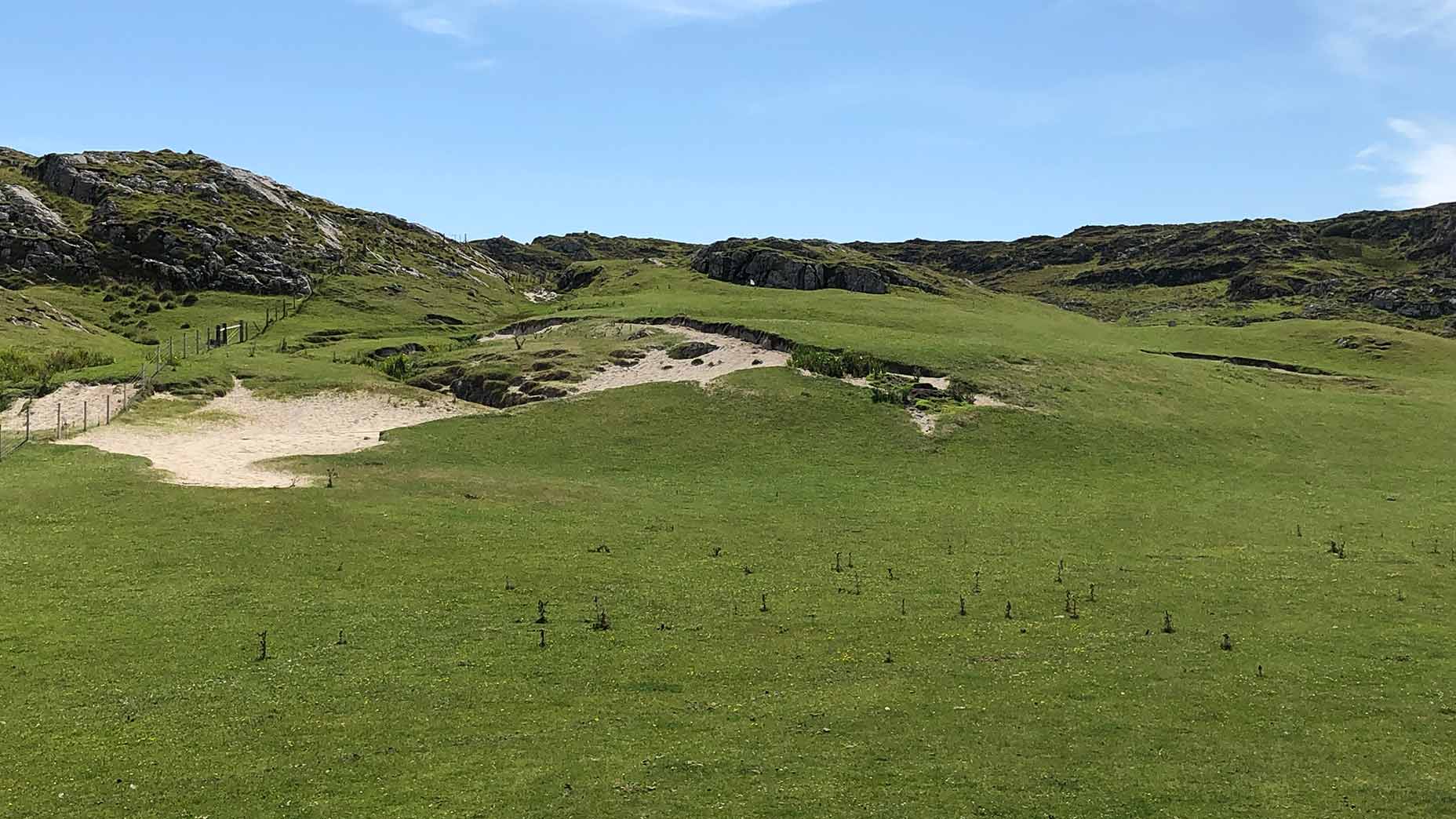 Iona Golf Course is on the small island of Iona.