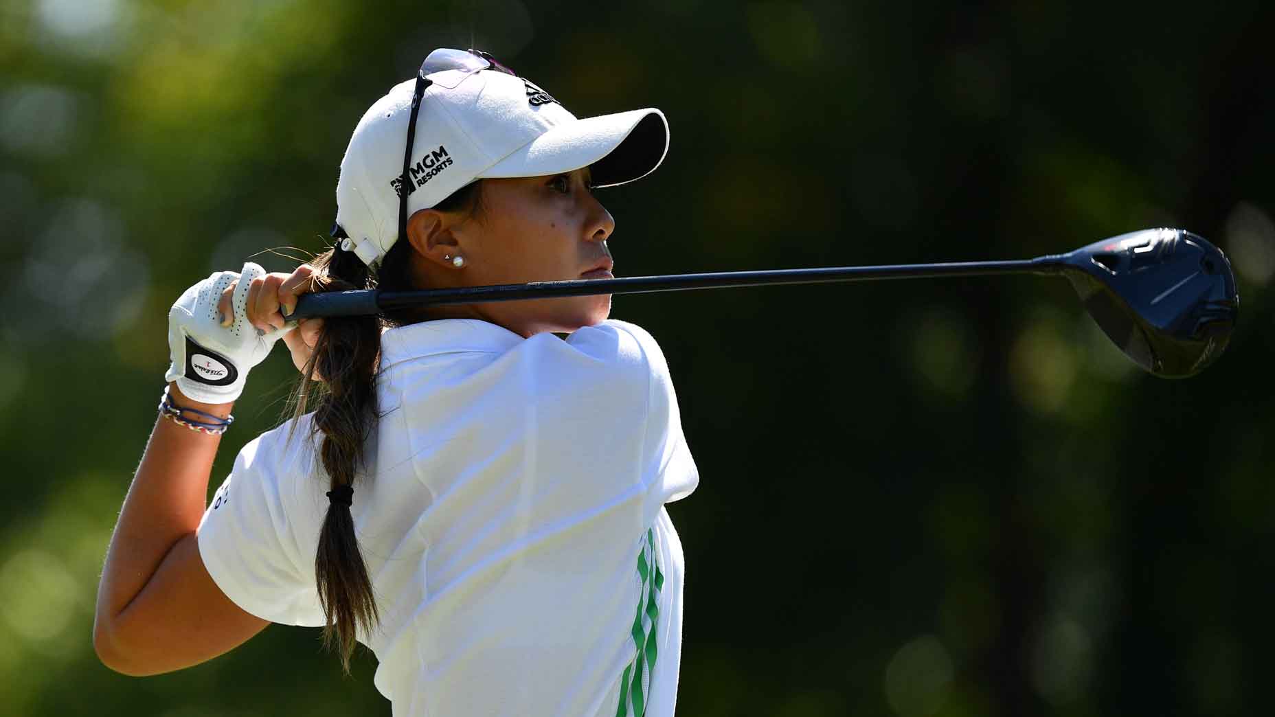 Danielle Kang in finish position