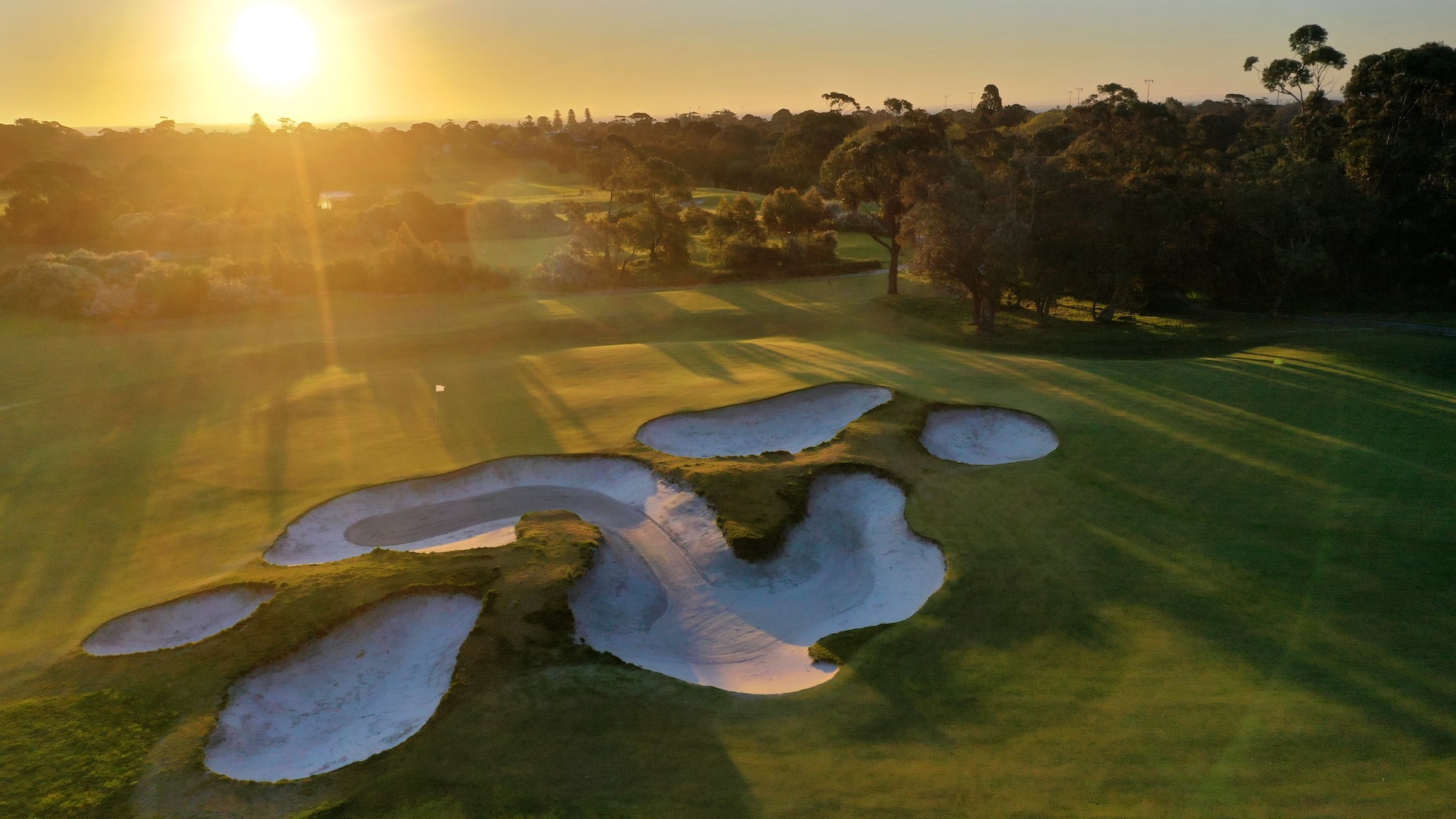 Sandringham at sunset.