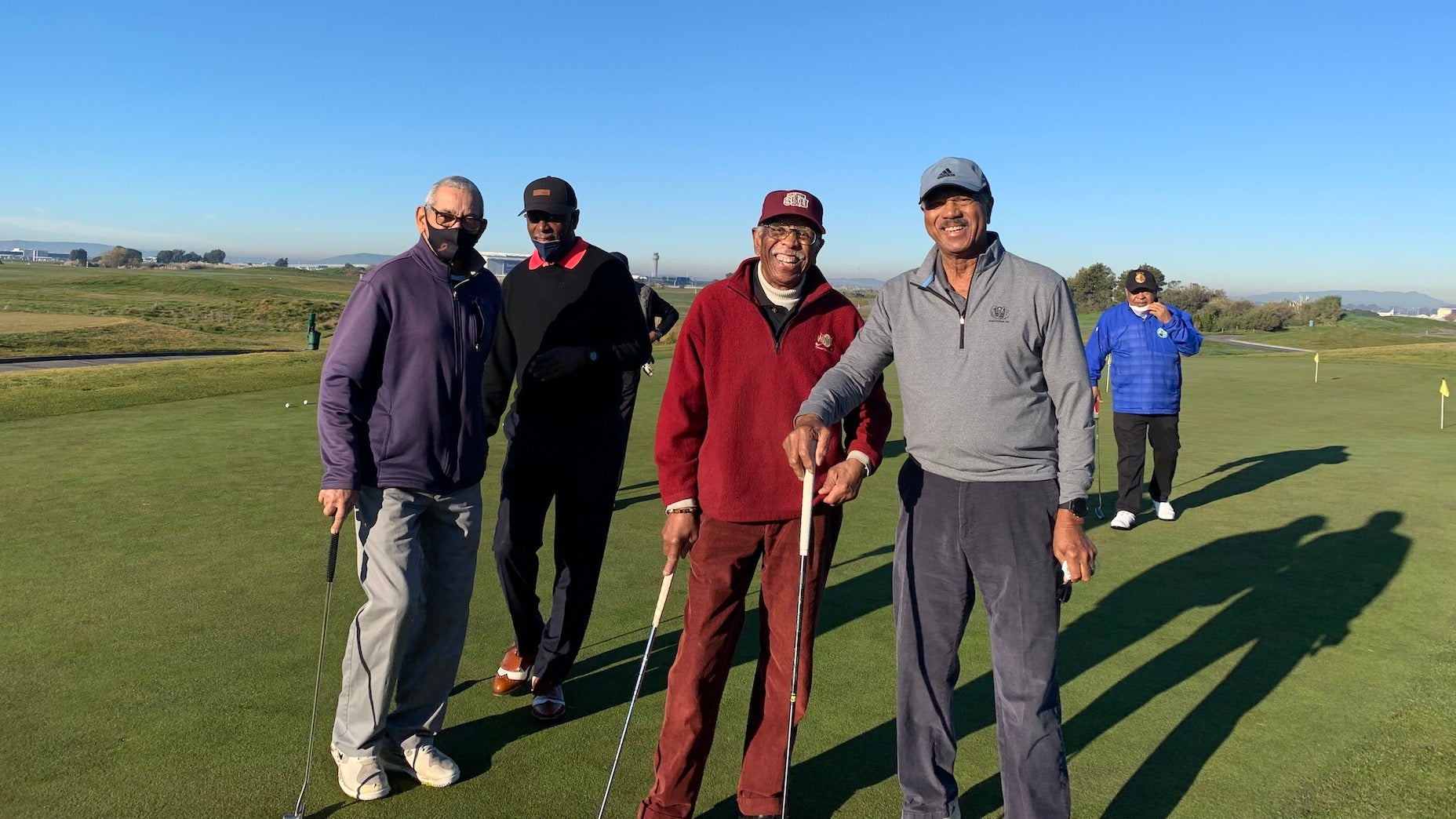 Nate Jackson (far right) and his group at Metro.