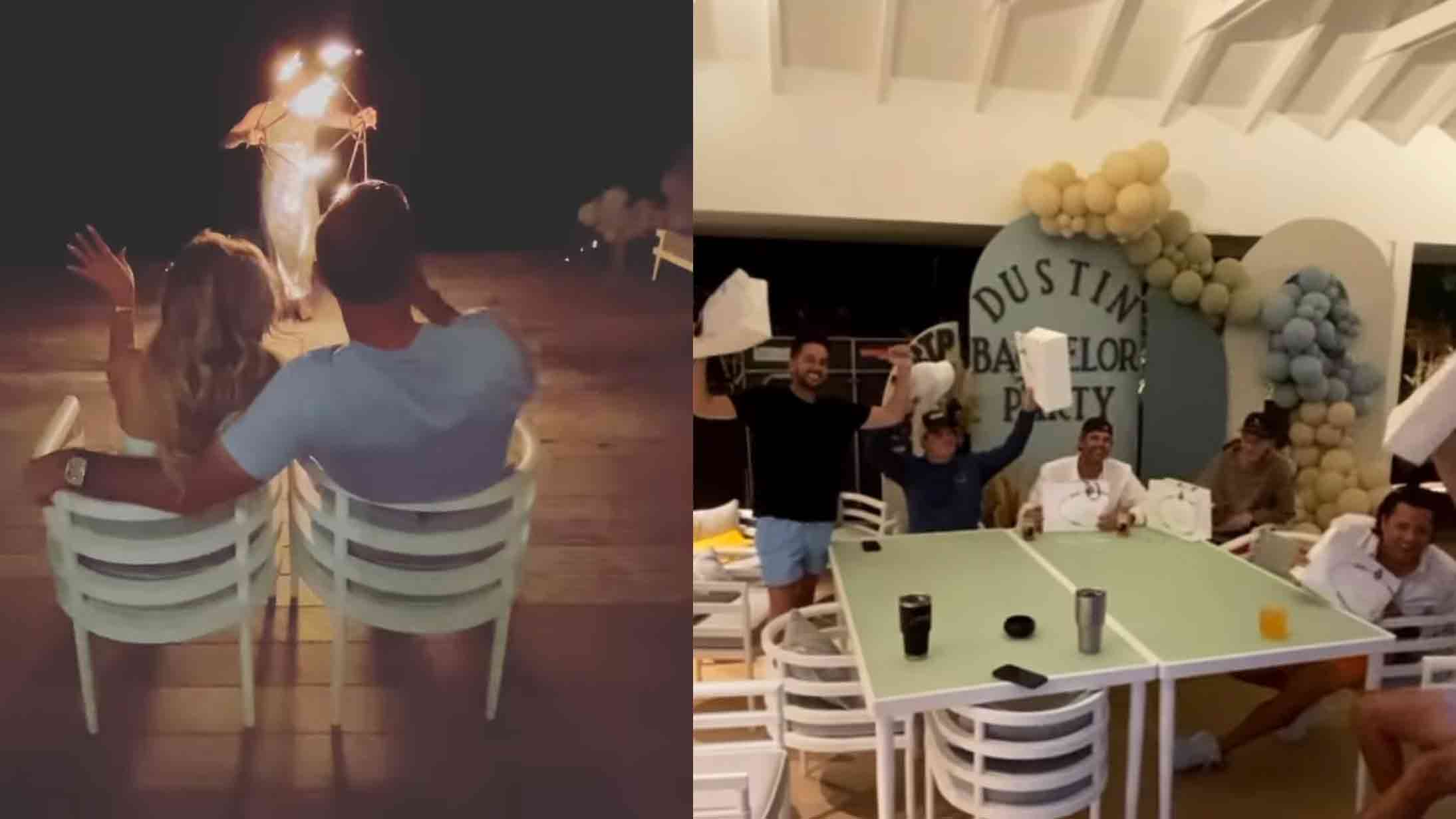 DJ's bachelor set up