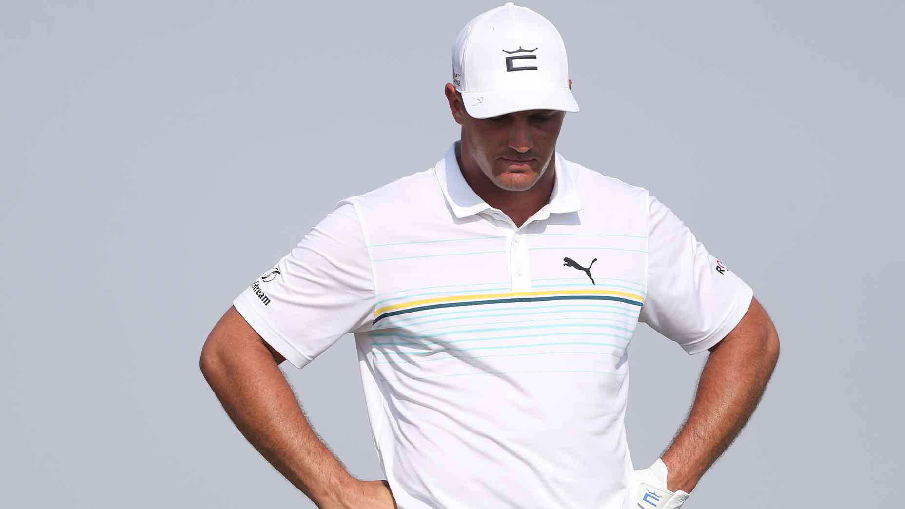 bryson dechambeau hunches over