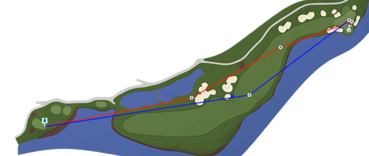 ShotTracker for Lowry and Straka drives on Sunday at the Honda.