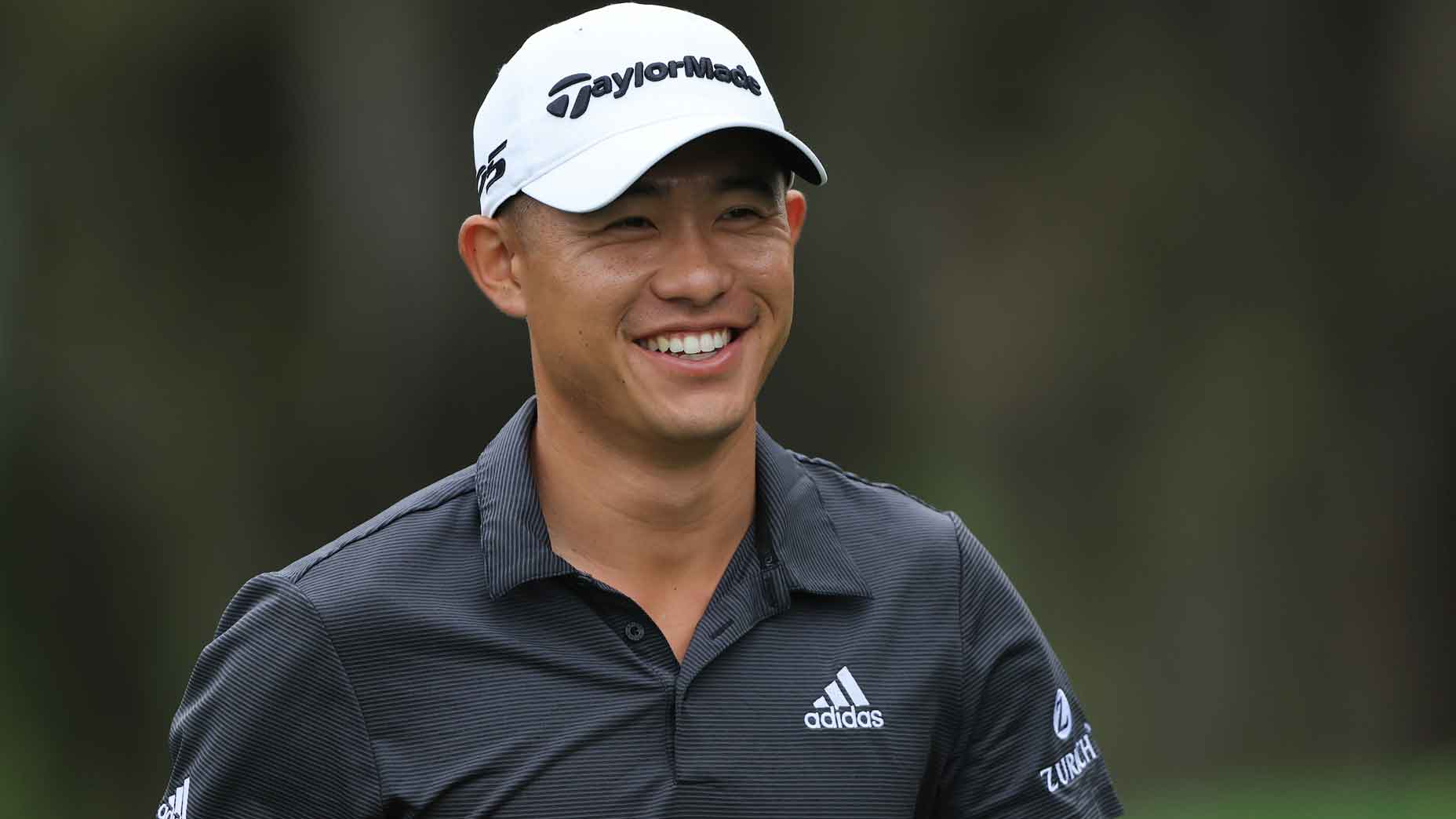 collin morikawa smiles