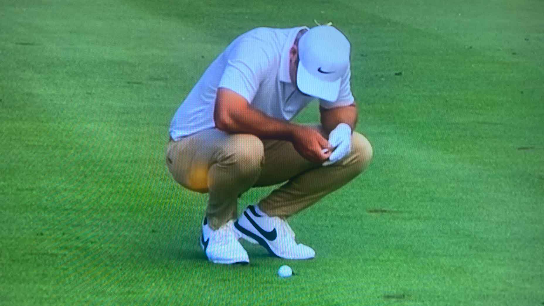 oaul casey looks at ball