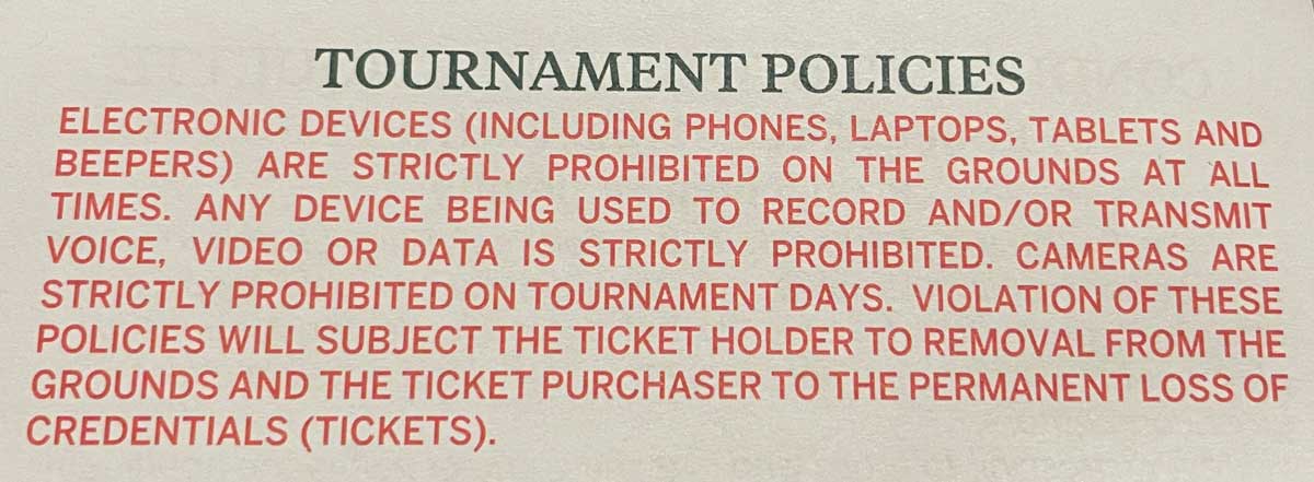 masters spectator guide