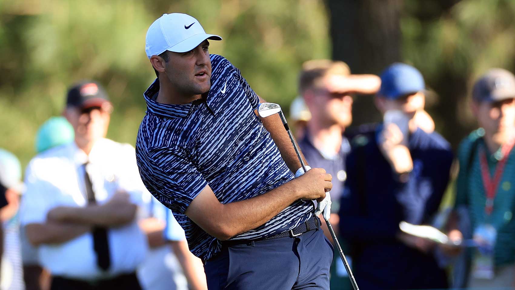 Scottie Scheffler at the Masters.