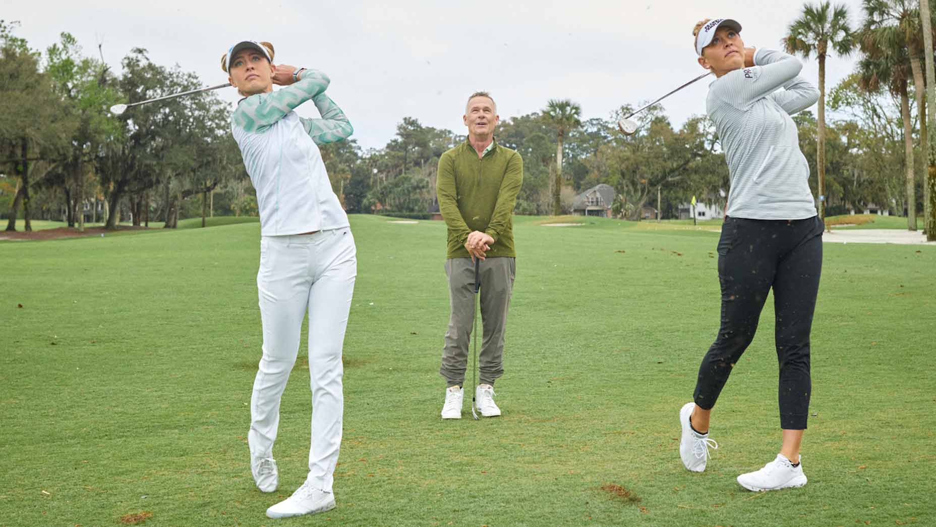 Jamie Mulligan coaches both Nelly and Jessica Korda.