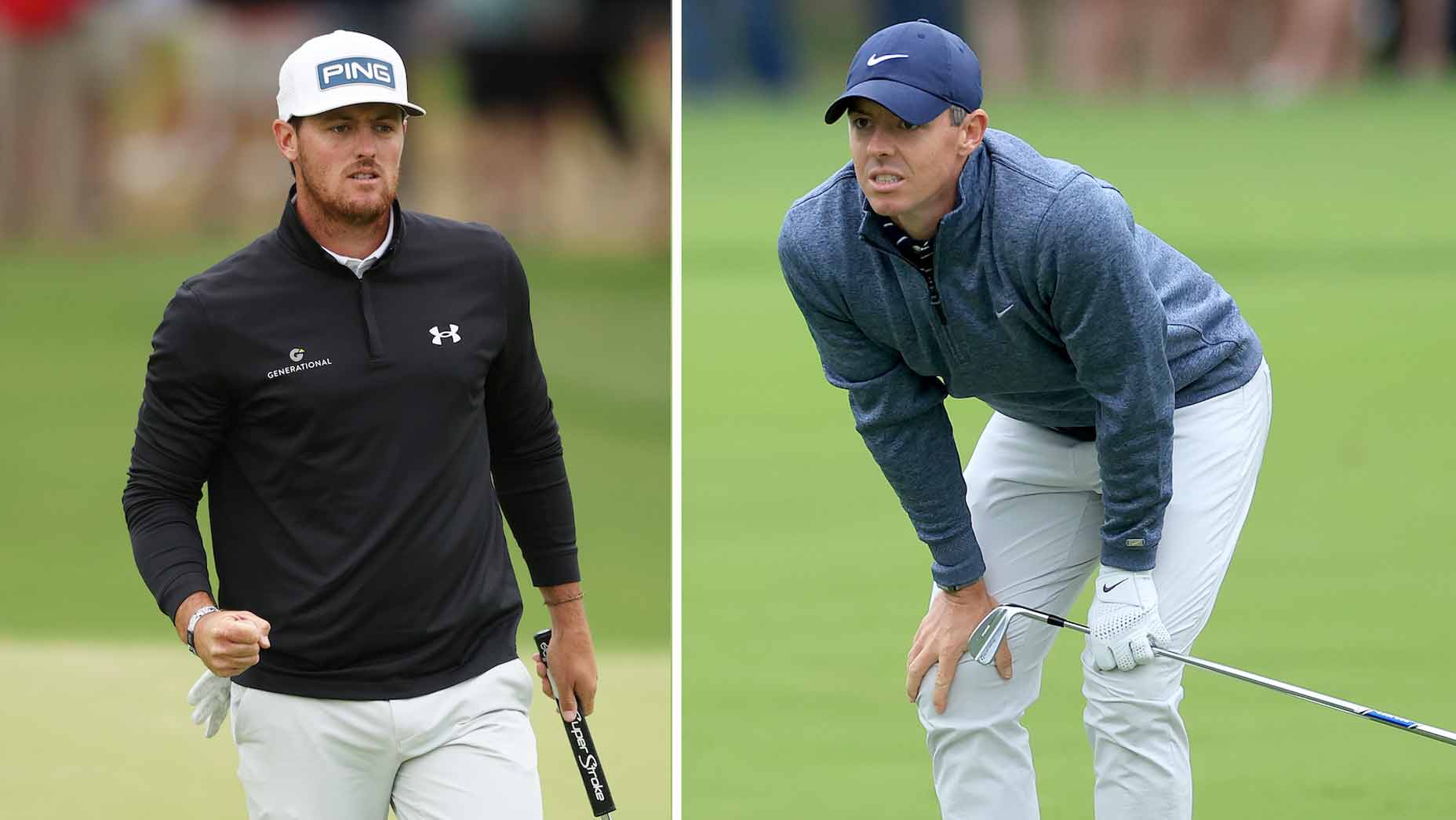 It was a day of ups and downs at the PGA Championship.