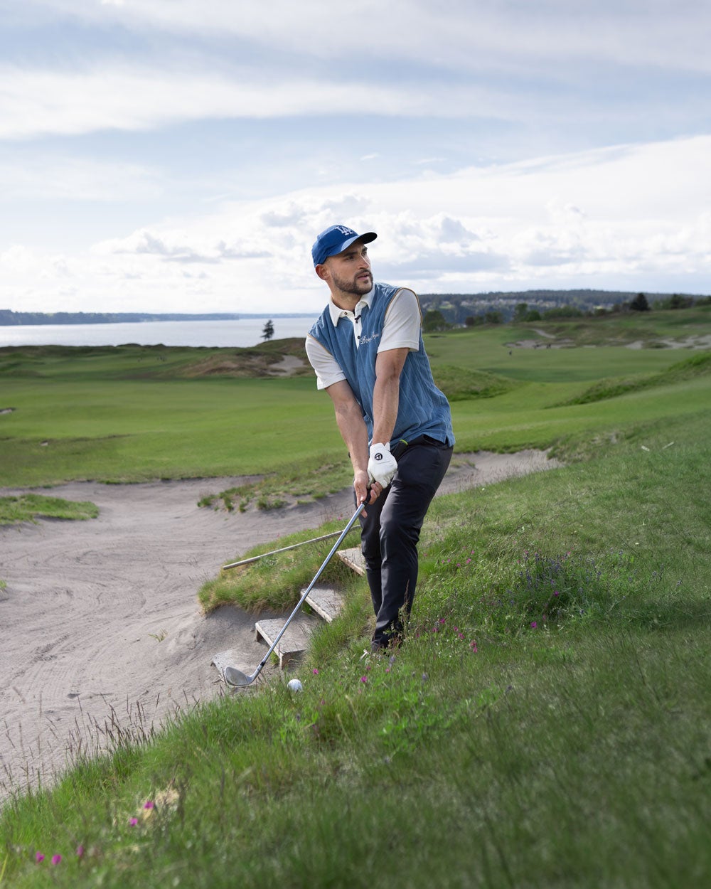 Cristian Roldan playing Chambers Bay.