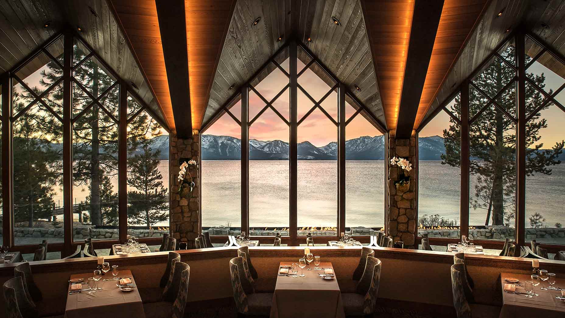 The Edgewood restaurant at Edgewood Tahoe Resort.