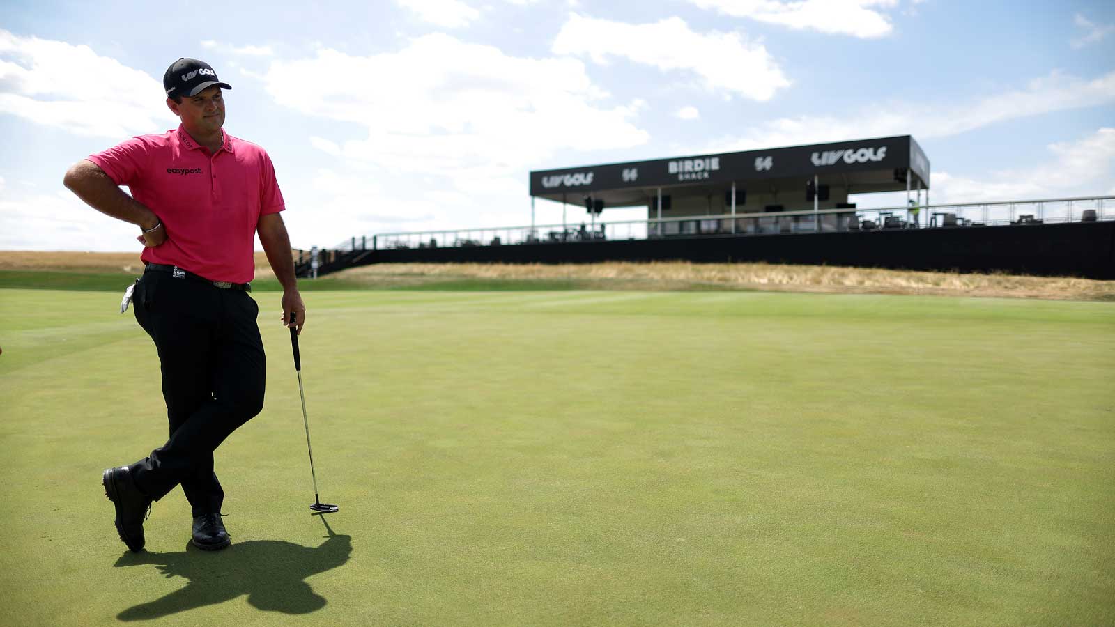 patrick reed at liv golf event bedminster