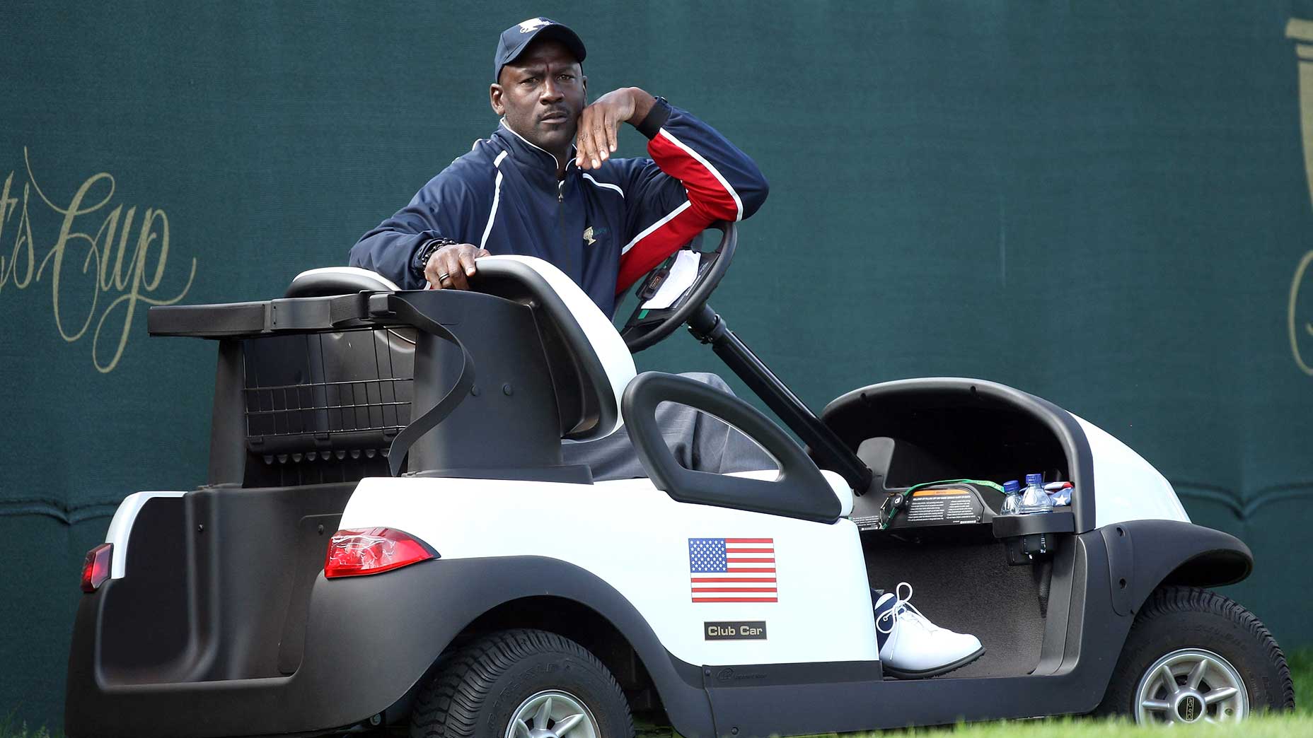 Michael Jordan at the 2009 Presidents Cup.