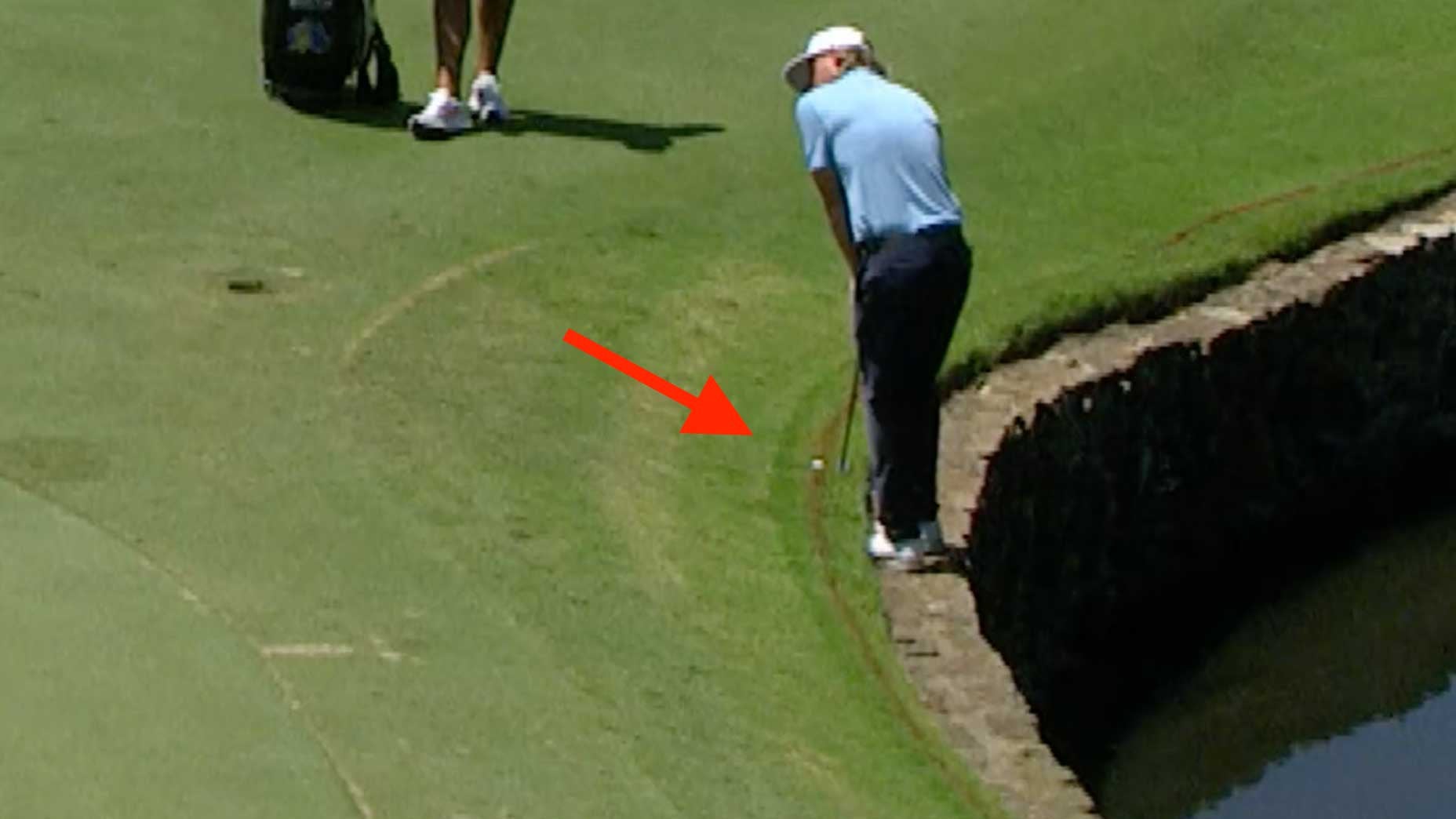 Cameron Smith was penalized a day later for a drop he took on Saturday at TPC Southwind.