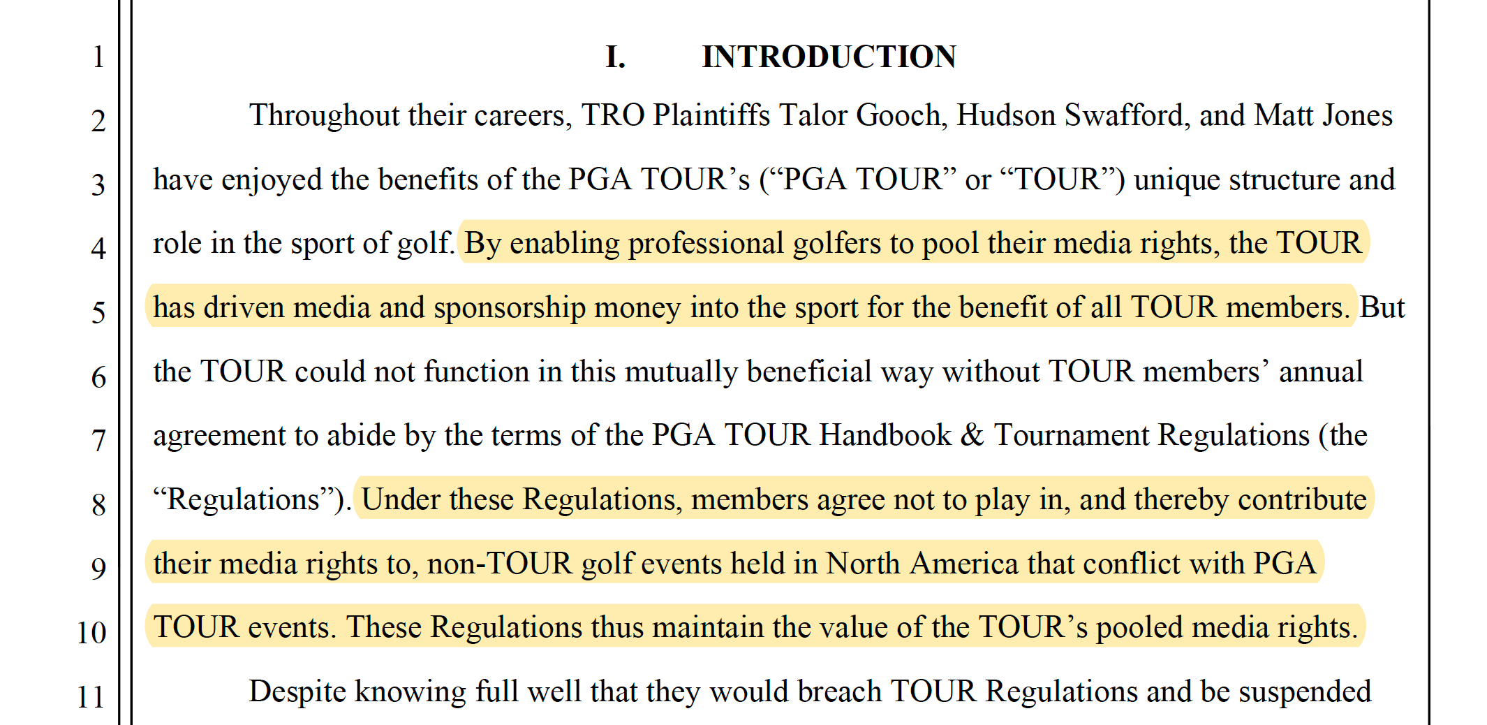 PGA Tour lawsuit