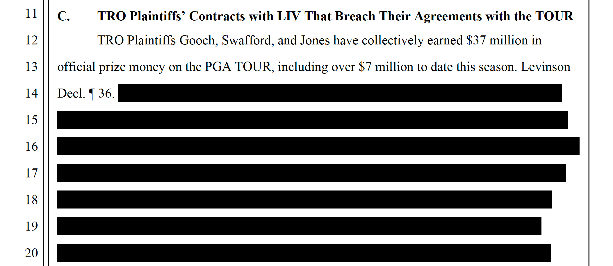 PGA Tour lawsuit
