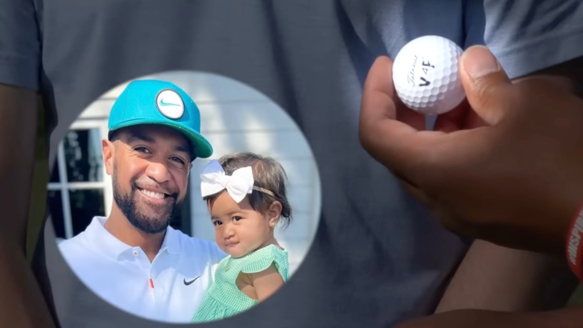 tony finau golf ball mark