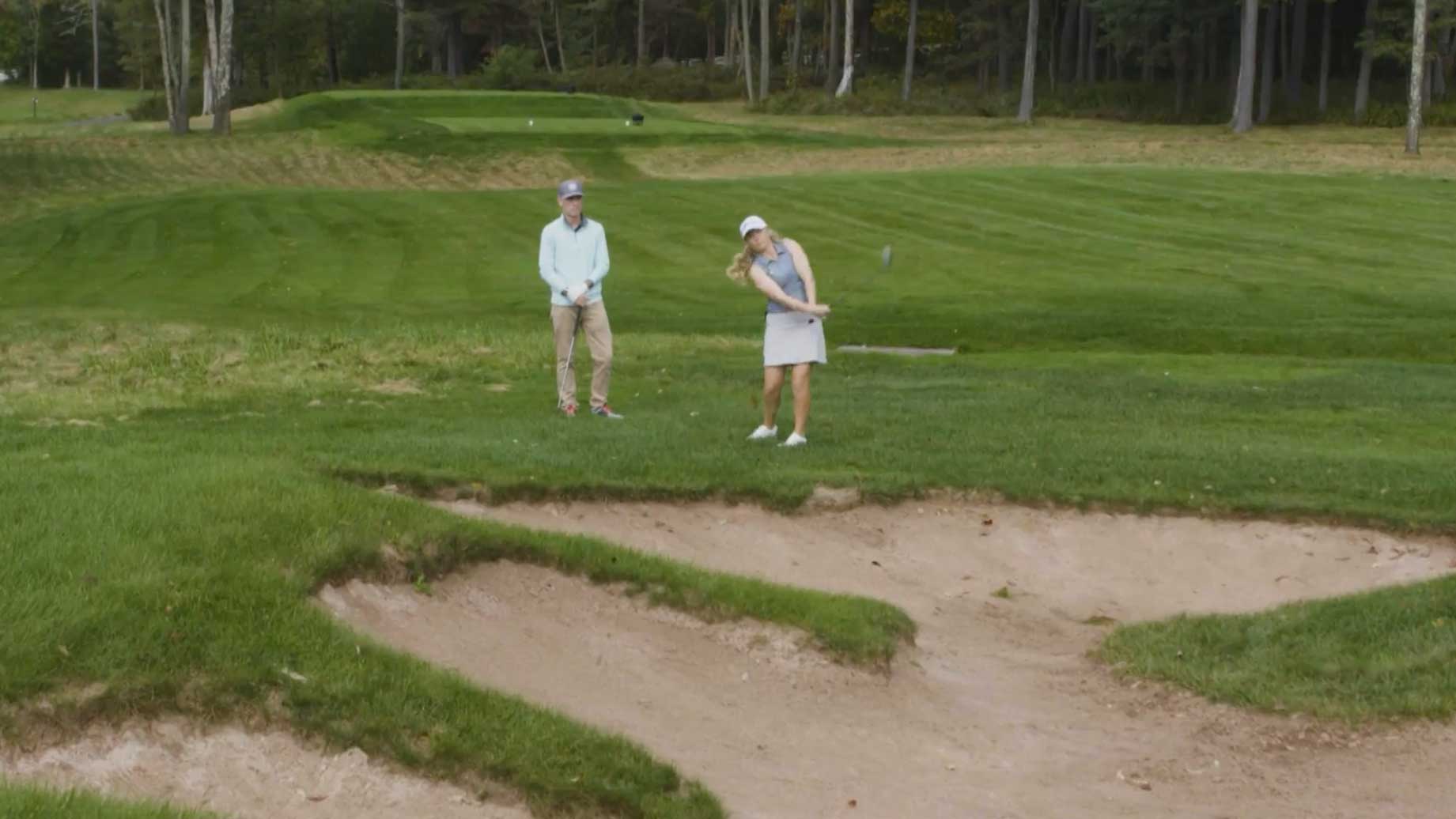 Bronte Law gives wedge lesson