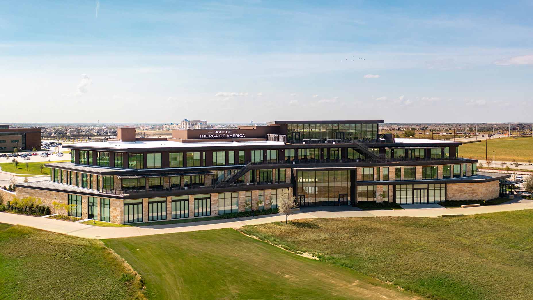 The new PGA of America headquarters in Frisco, Texas.