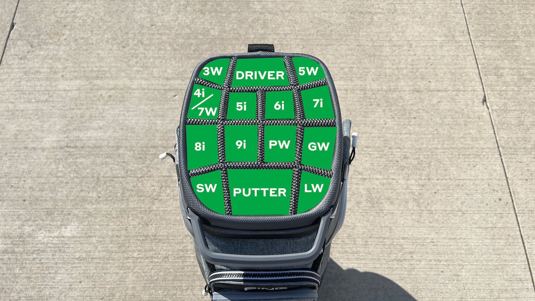 riding cart bag organization