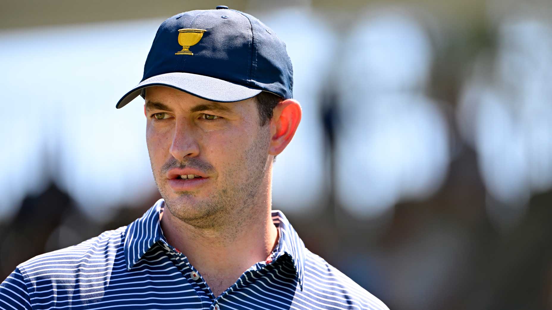 Patrick Cantlay at the Presidents Cup at Quail Hollow.