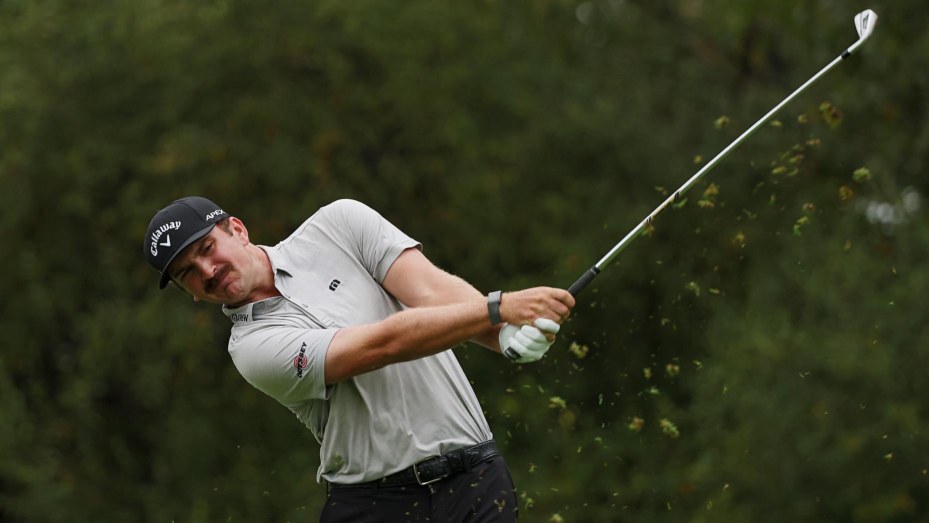 Will Gordon of the United States hits a tee shot on the second hole during the final round of the Korn Ferry Tour Championship presented by United Leasing & Finance at Victoria National Golf Club on September 04, 2022 in Newburgh, Indiana.
