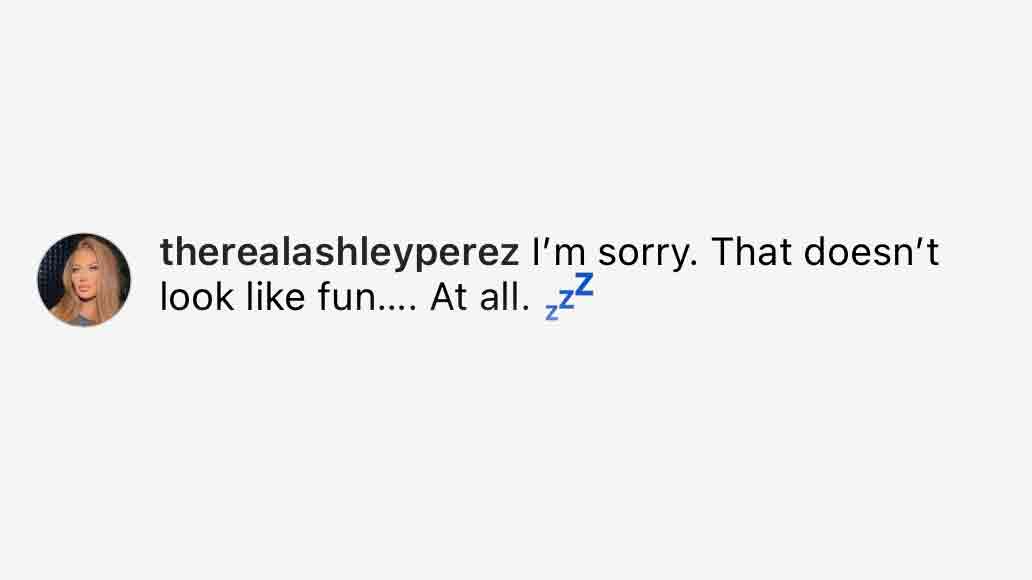 Ashley Perez' comment