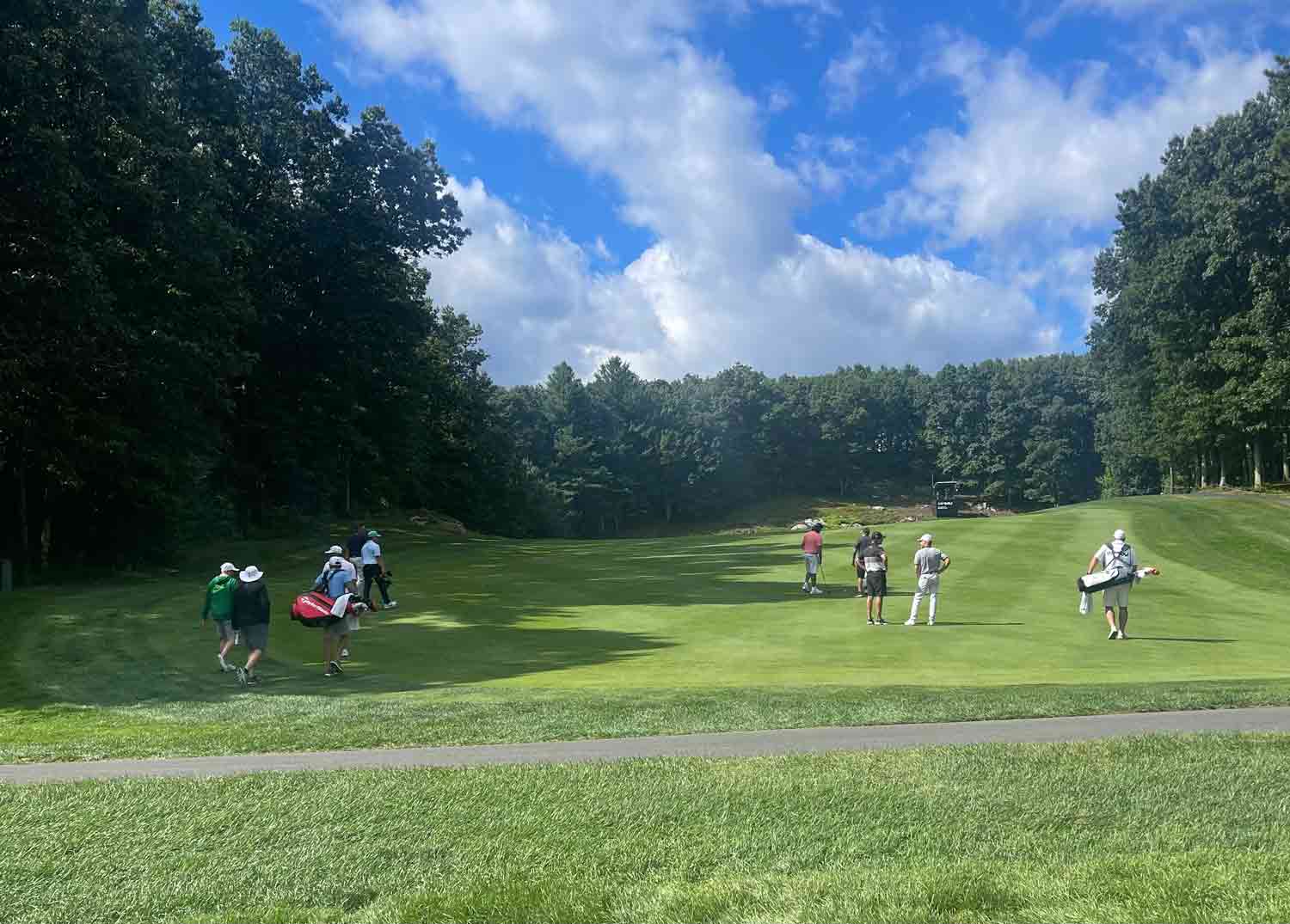 DJ and Pat Perez at the LIV Golf Pro-Am