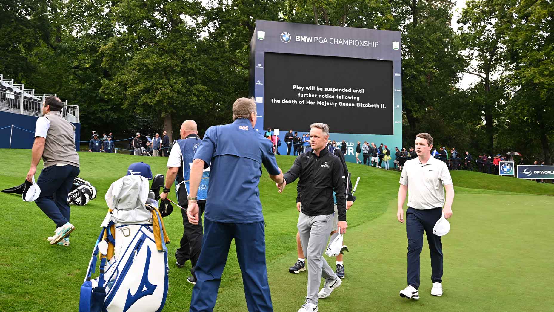 play suspended bmw pga championship
