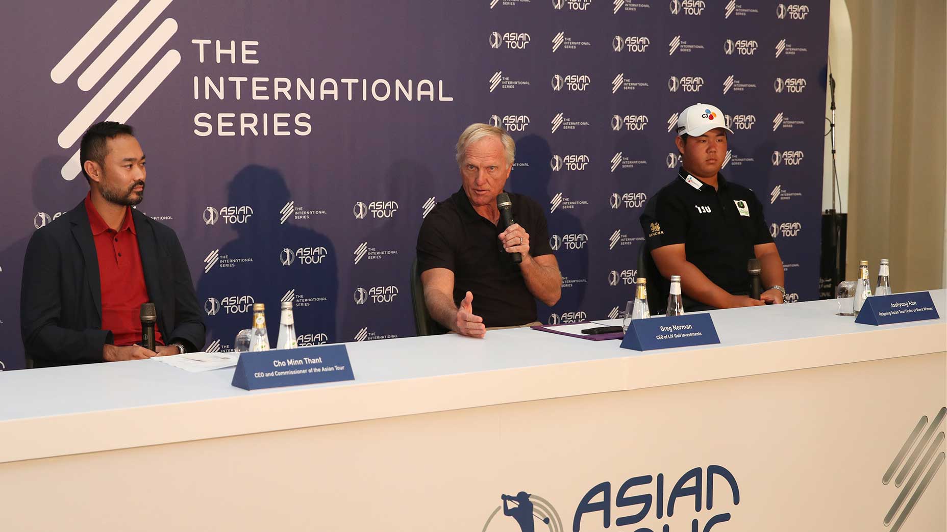 tom kim and greg norman