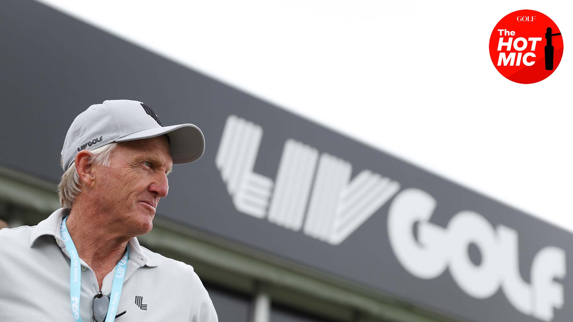 greg norman at liv golf event