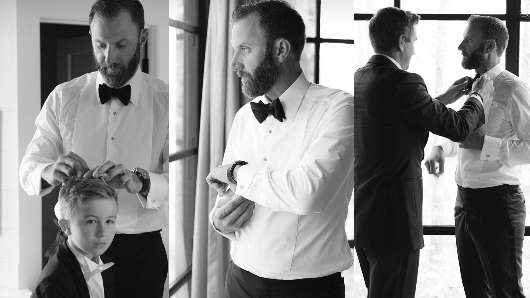 DJ on his wedding day