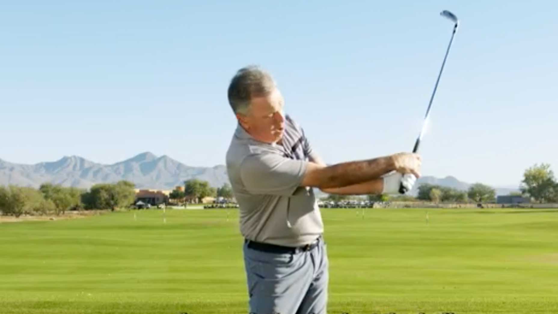 brian manzella demonstrates swing