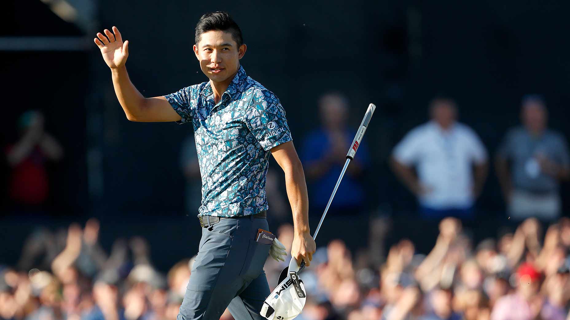 collin morikawa after winning the open