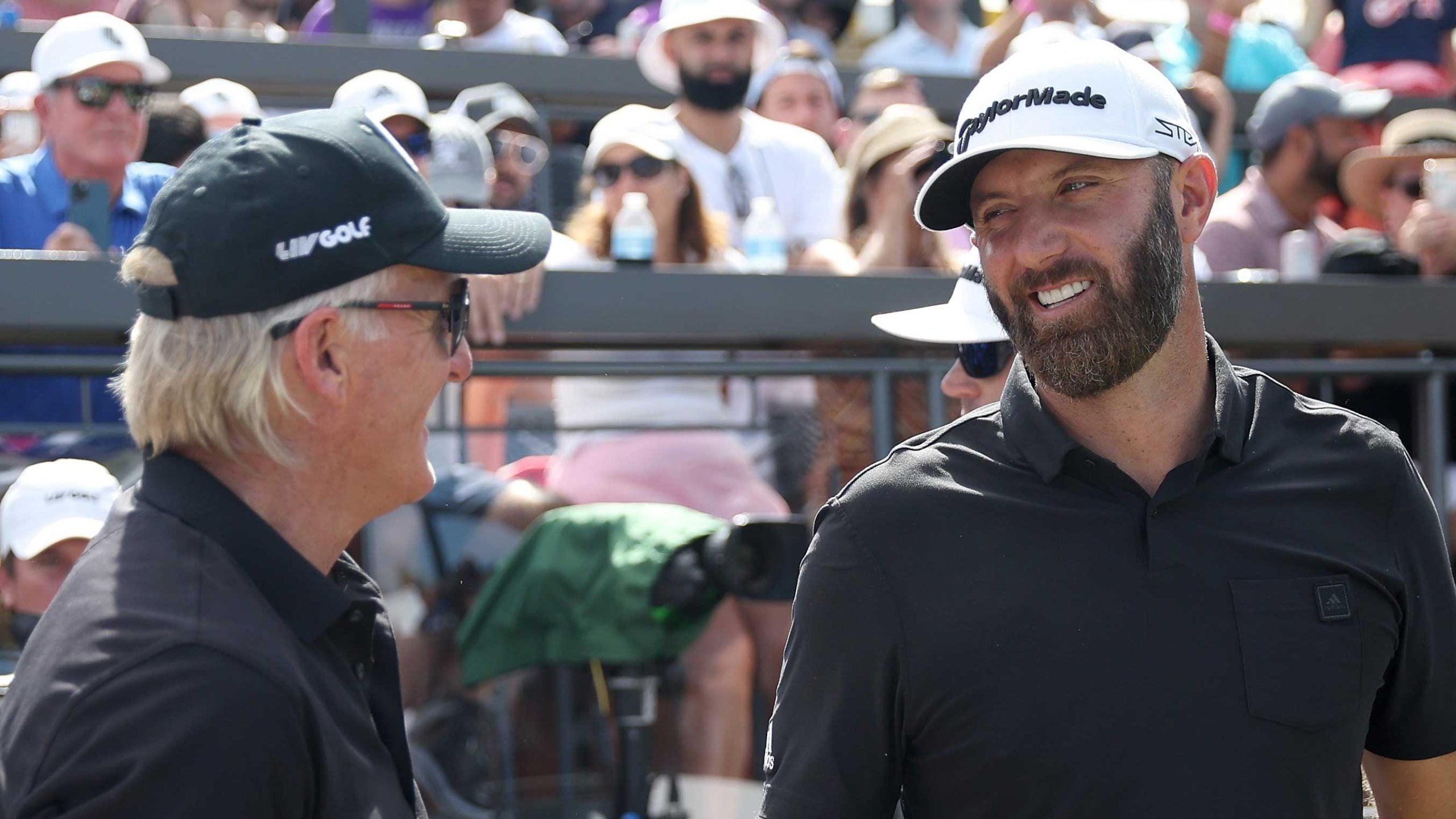 greg norman and dustin johnson