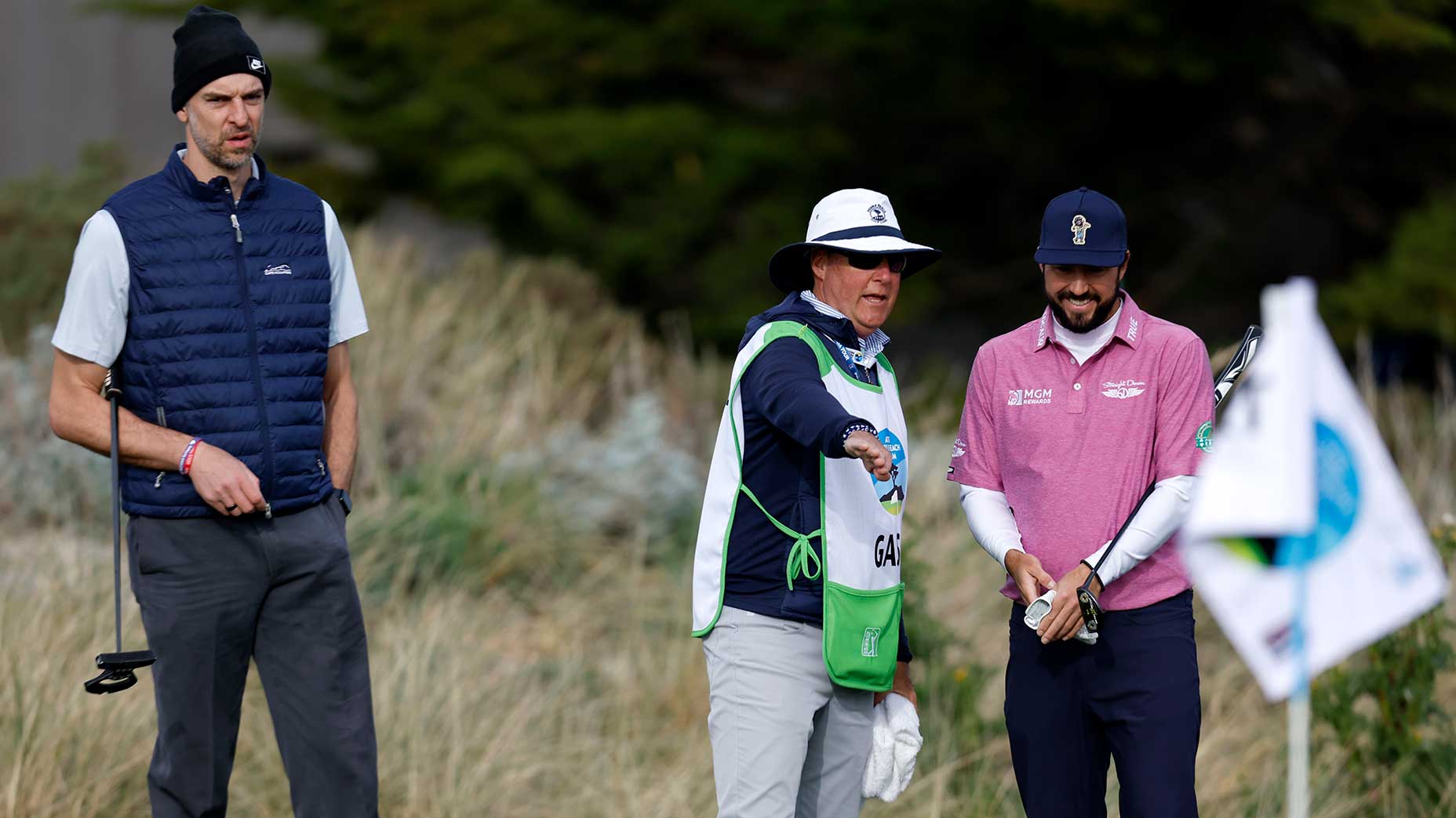 Pau Gasol at the AT&T Pebble Beach Pro-Am.