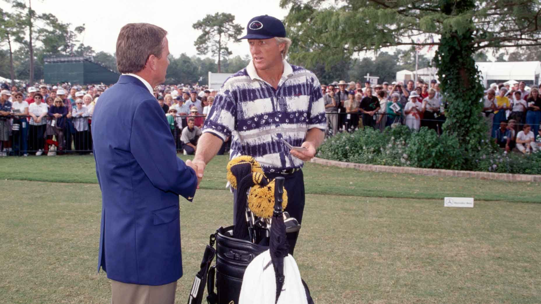 Tim Finchem, Greg Norman 1997 THE Tour Championship.