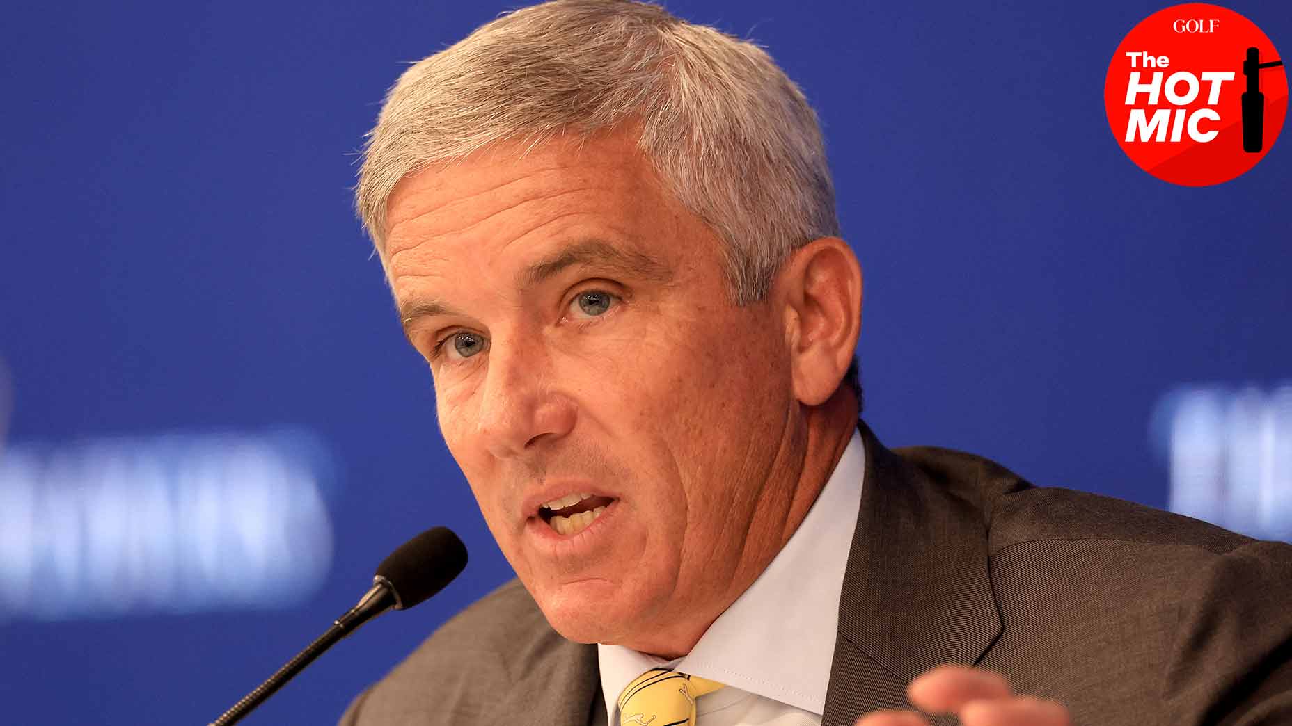 jay monahan speaks PGA Tour presser