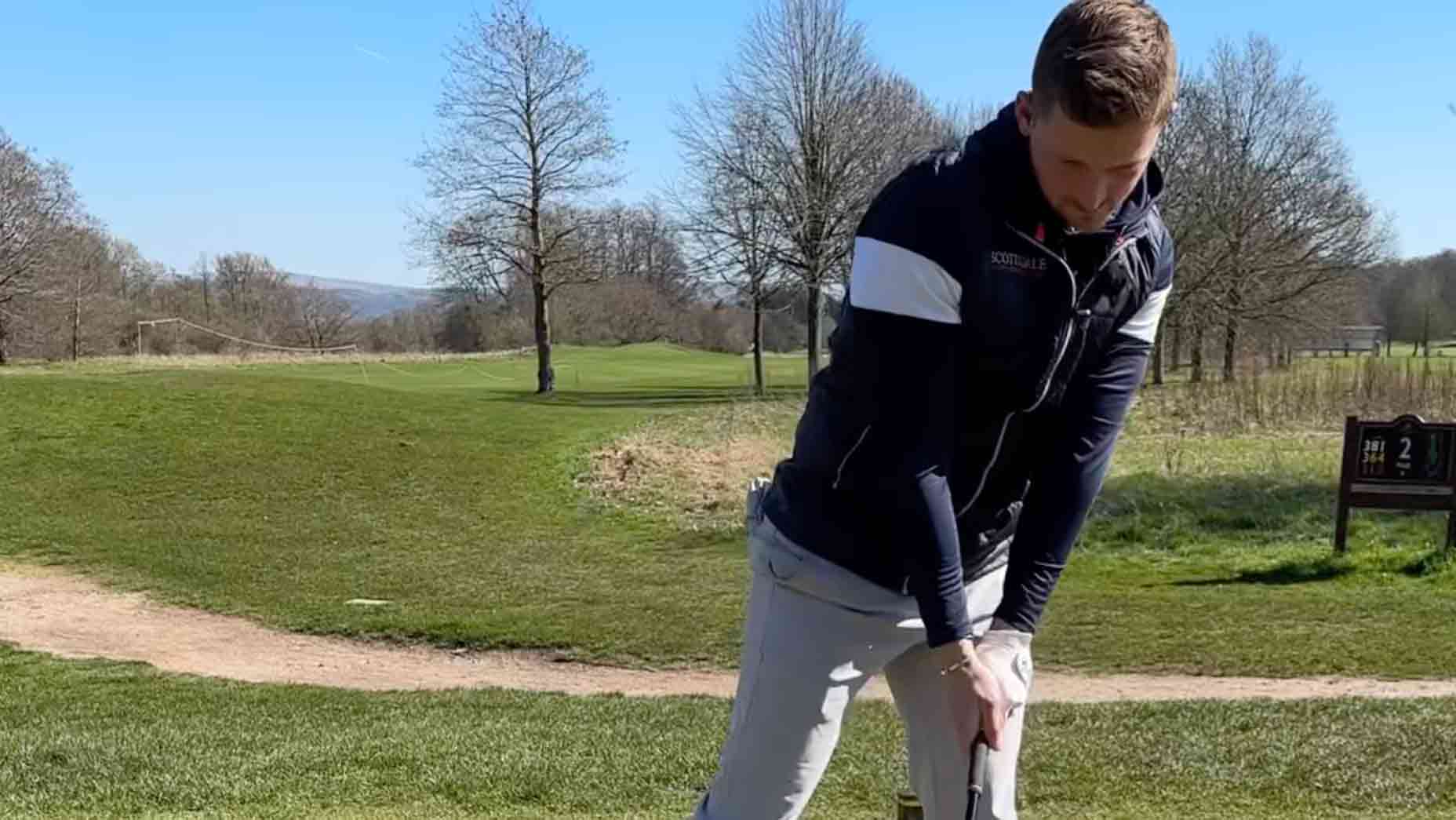 With this tip from Alex Elliott, a PGA Top 50 Coach, you can stop getting too far in front of your ball when using your driver