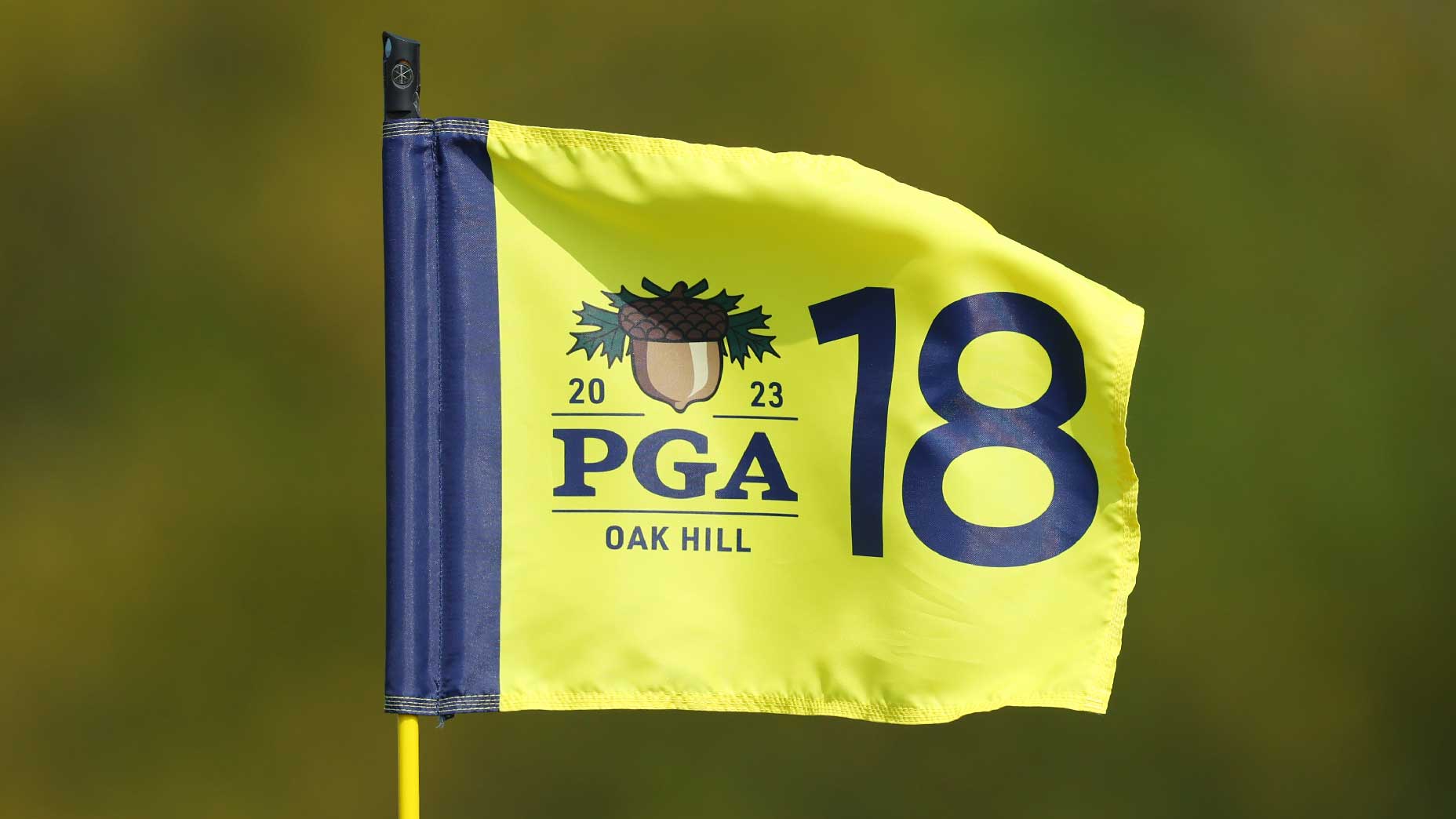 2023 PGA Championship flag at Oak Hill