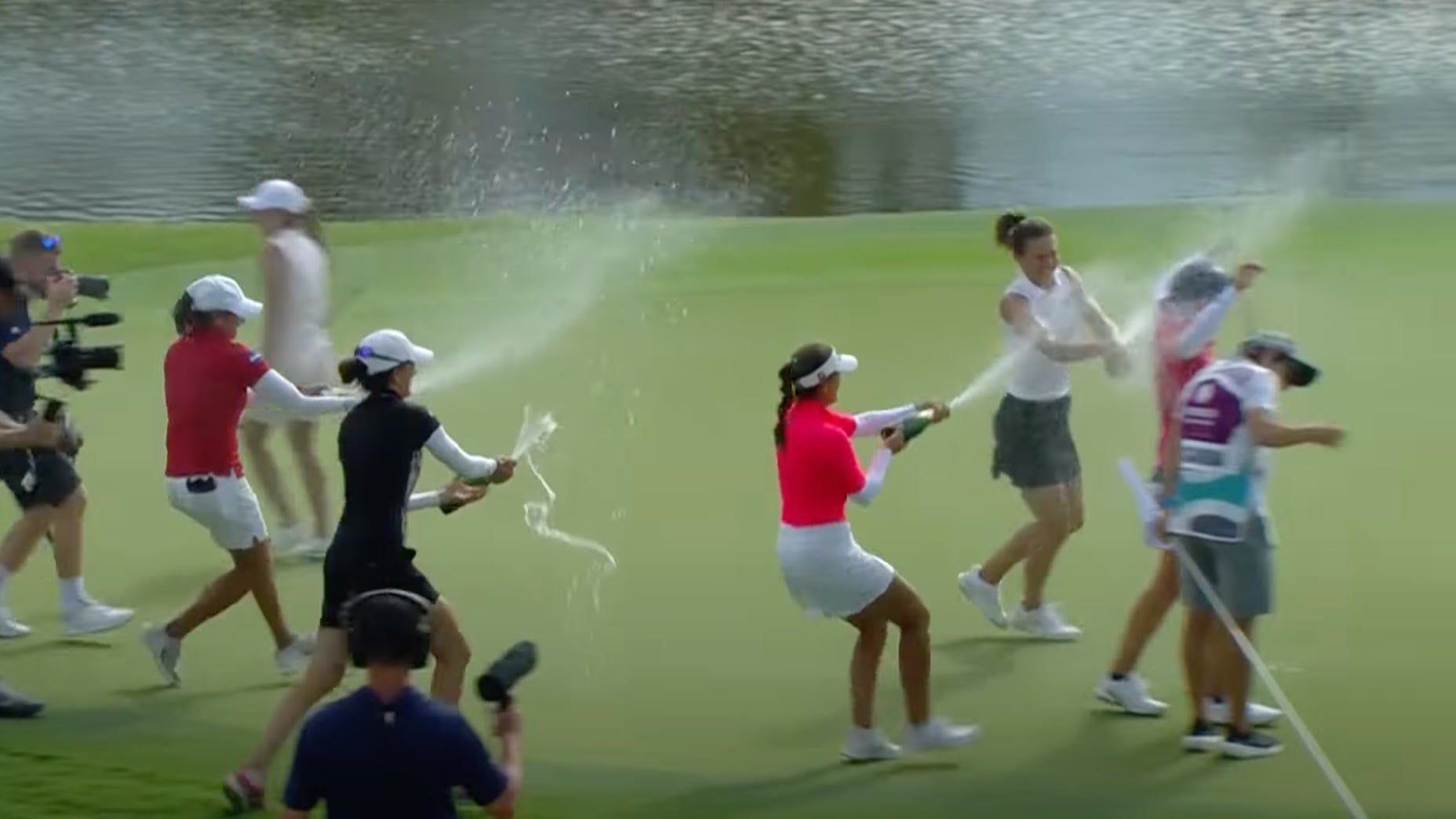 Carlota Ciganda wins the 2023 Aramco Team Series Florida.