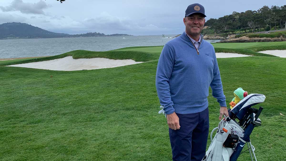 mike whan at pebble beach