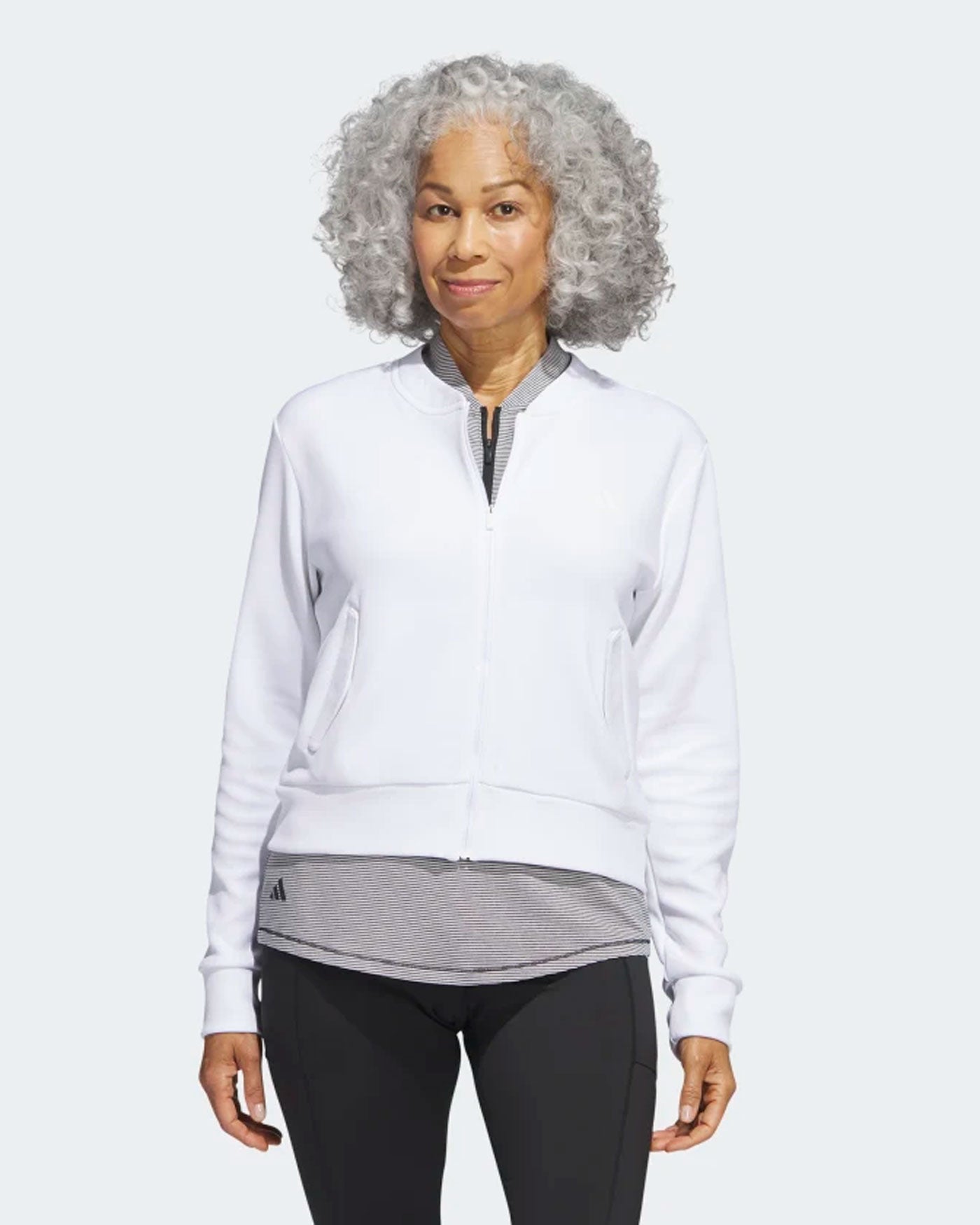 KNIT GOLF BOMBER JACKET