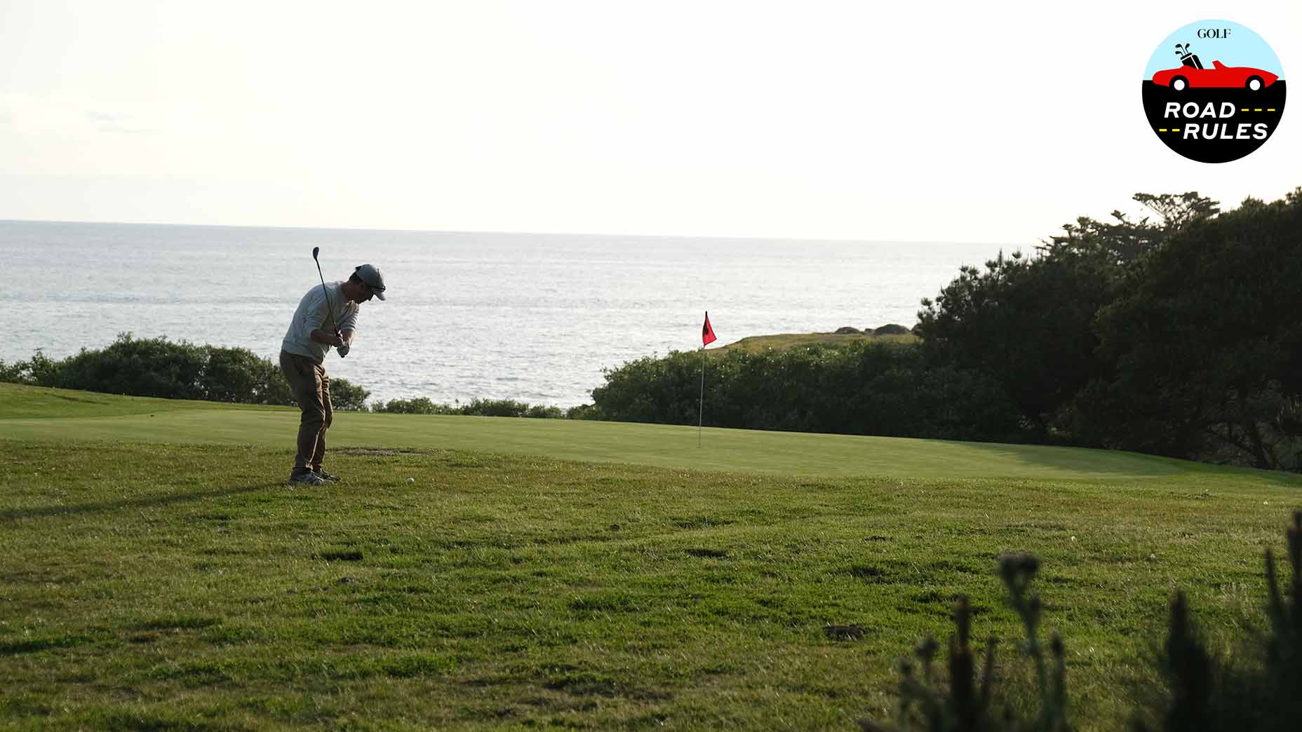 A view of Sea ranch golf links in California.